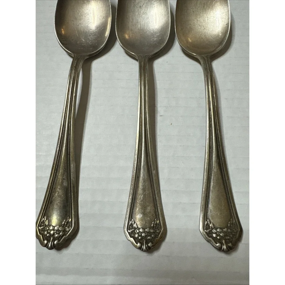 International Stainless‎ KENSINGTON Oval Soup Spoons Set of 3